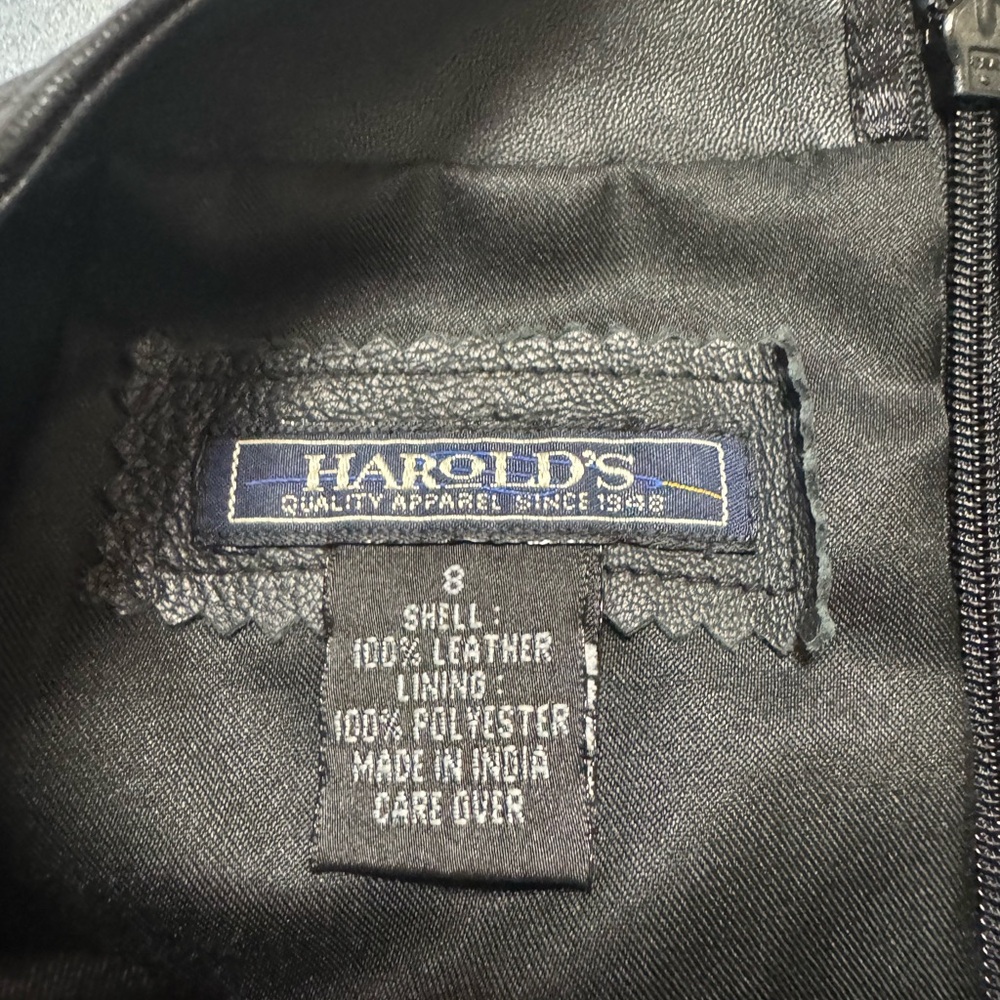 NWT Harold’s Leather Skirt - Picture 2 of 4